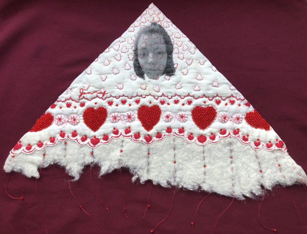 Coffee Hour hankies - by Cecelia Kane, artisit