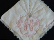 19.Hopeful-Hankie_8.5x8.75_laser-print_batting_thread_embroidery-floss_glass-beads-and-acrylic-on-vintage-linen_12.31